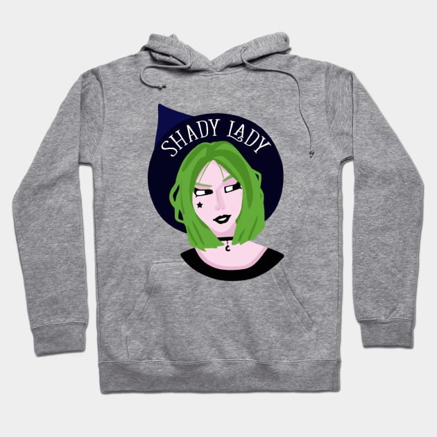 Shady Lady Hoodie by Witchling Art